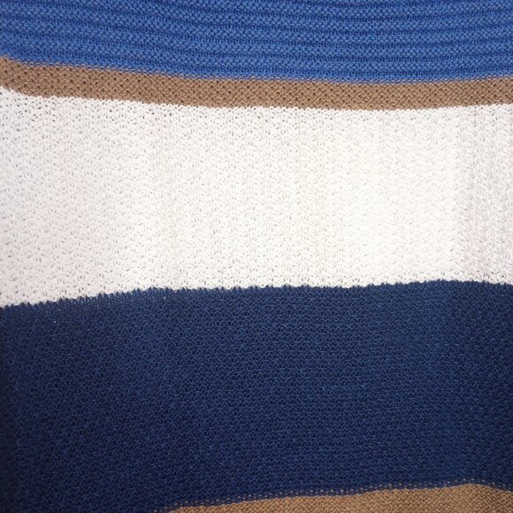 Chico's Striped Textured Pullover Sweater - Picture 7 of 9